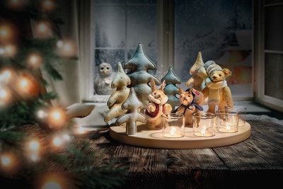 Winter Wonderland Set, 12 cm, mehrfarbig