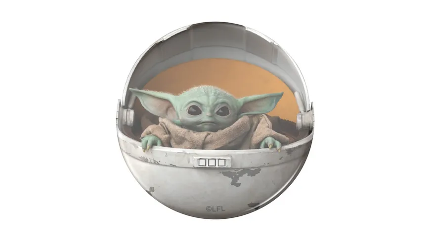 PopGrip - ausziehbarer Handy-Griff Handyhalter -  Baby Yoda Pod