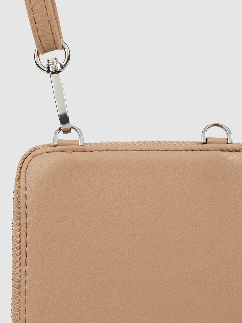Handytasche in Leder-Optik in sand