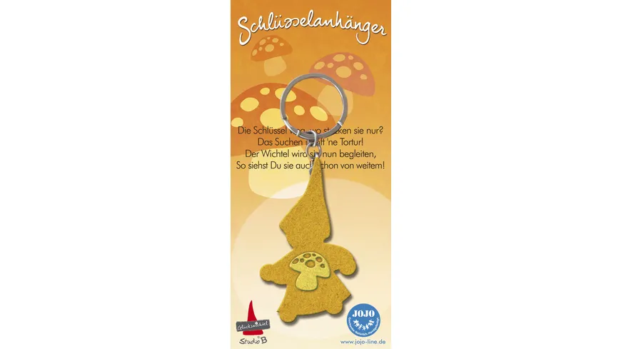 JOJO Filzwichtel Schlüsselanhänger 
