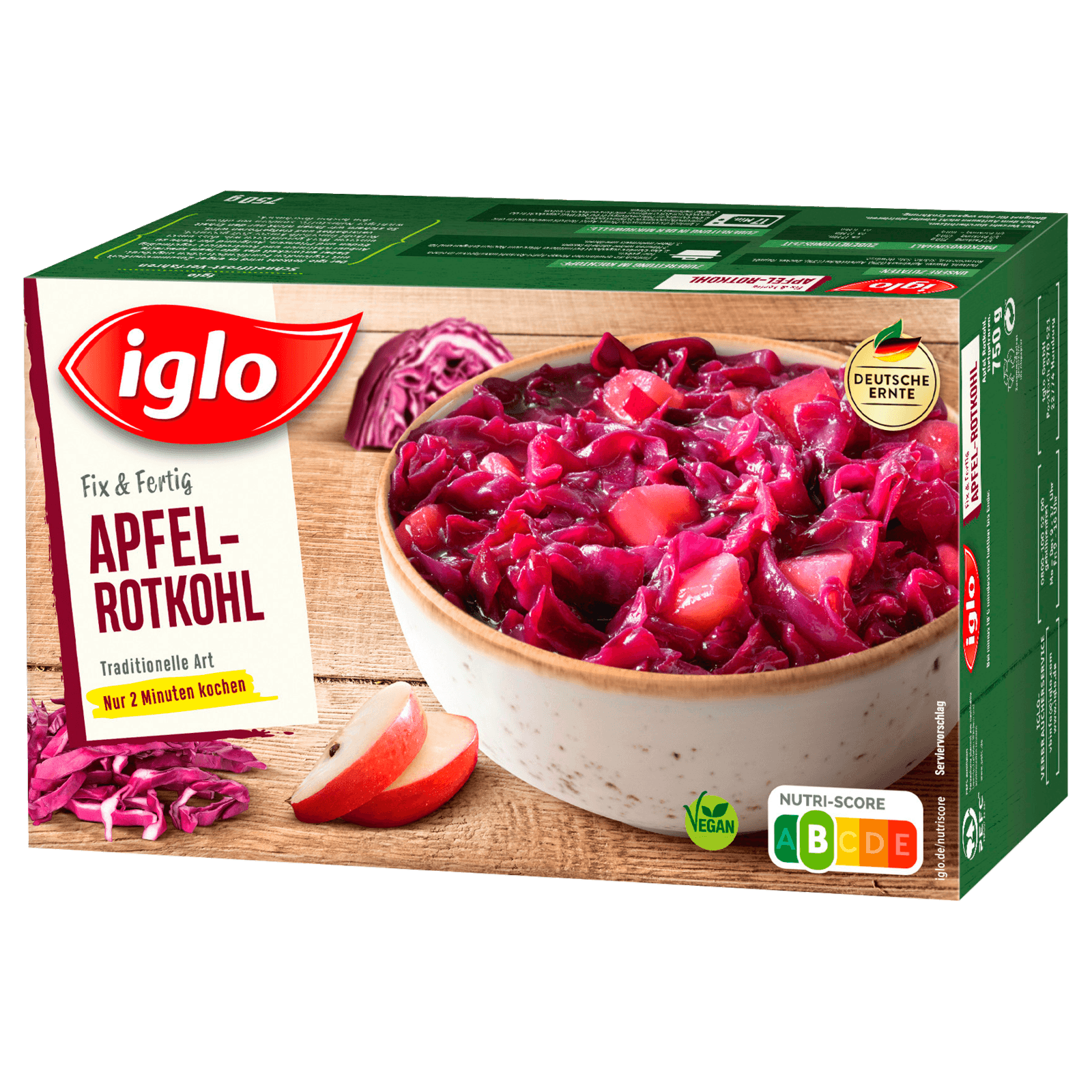 Iglo Apfel-Rotkohl 750g
