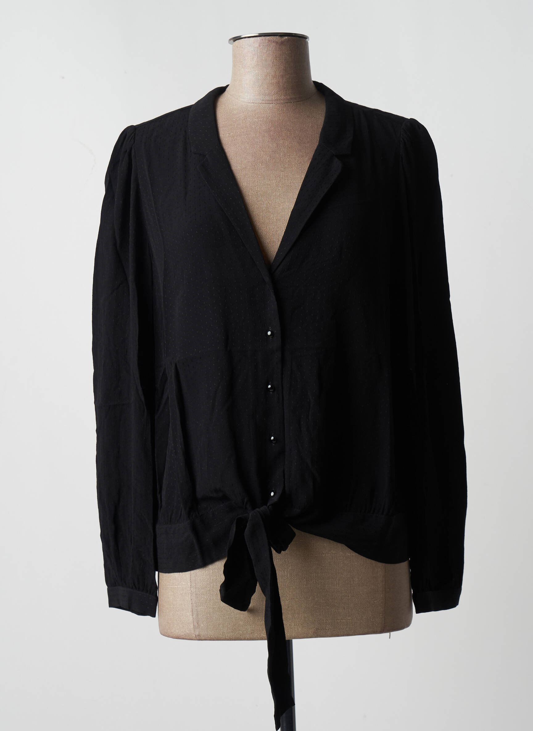 Des Petits Hauts Chemisiers Femme couleur noir