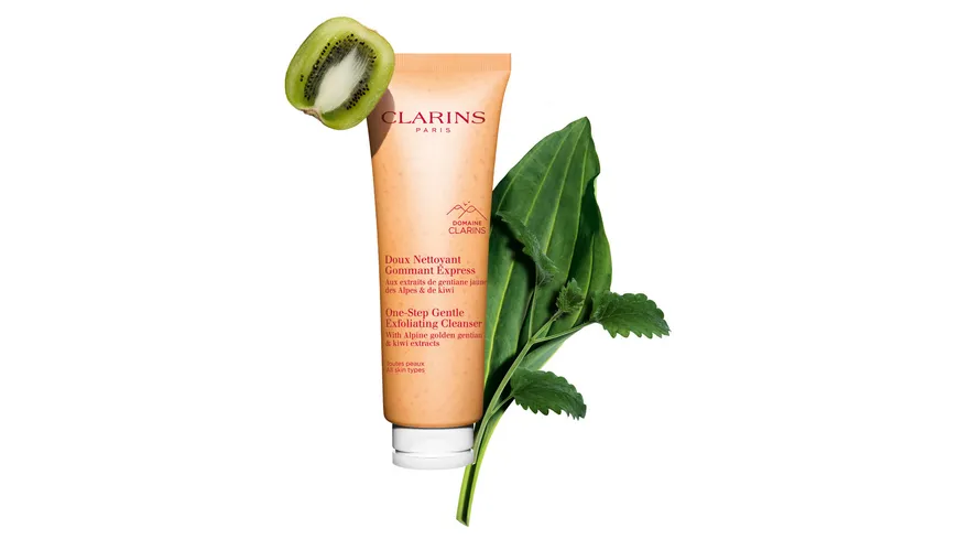 CLARINS Doux Nettoyant Gommant 2in1 Express-Reinigung mit Peeling-Wirkung für jeden Hauttyp 125 ml