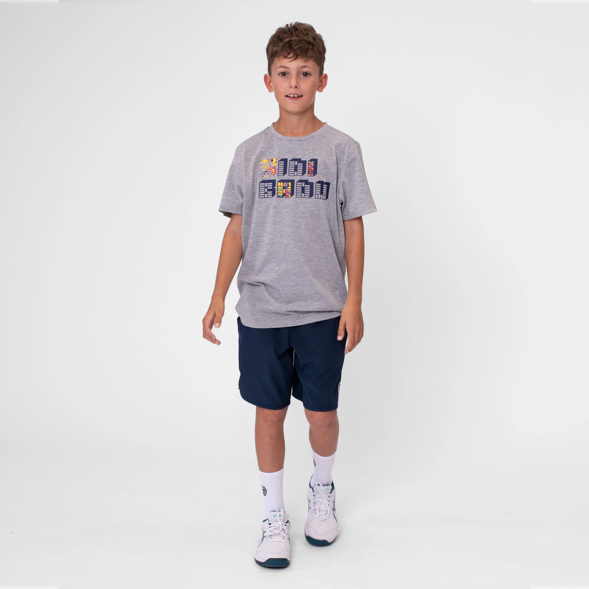 Wild Arts Chill T-Shirt Jungen - Grau, Mehrfarbig