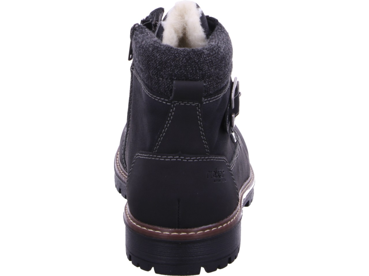 RIEKER Stiefeletten schwarz HWK Herren Stiefel