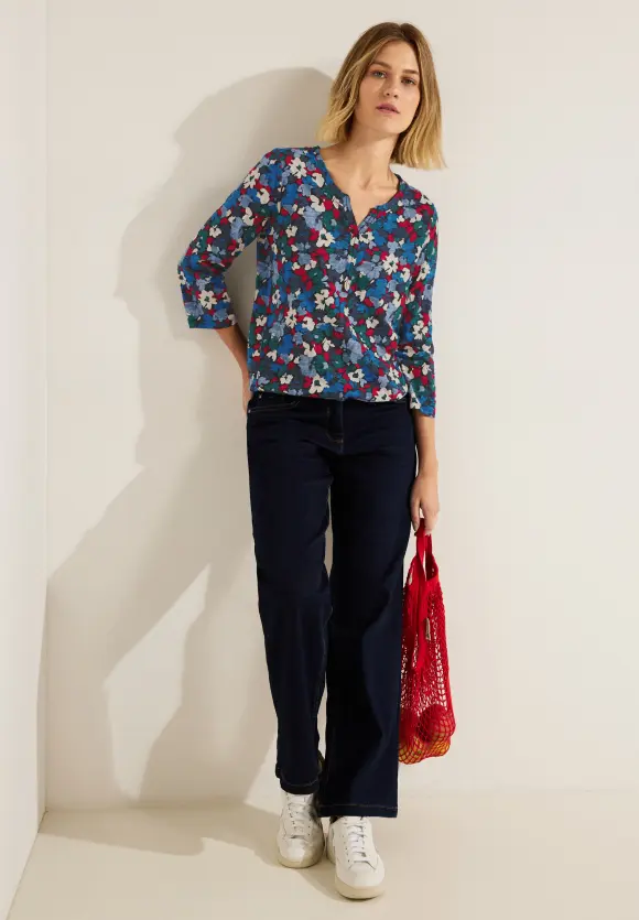 CECIL Shirt mit Blumenprint