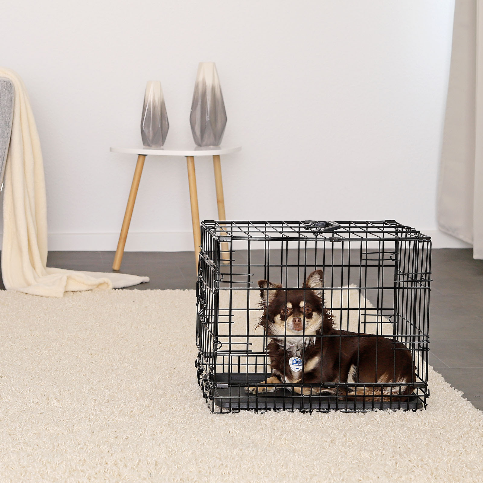 Lionto Transportboxen & Gitterboxen Lionto Hundetransportkäfig Tiertransportbox Hundebox Größe (S) 45x31x36 cm S