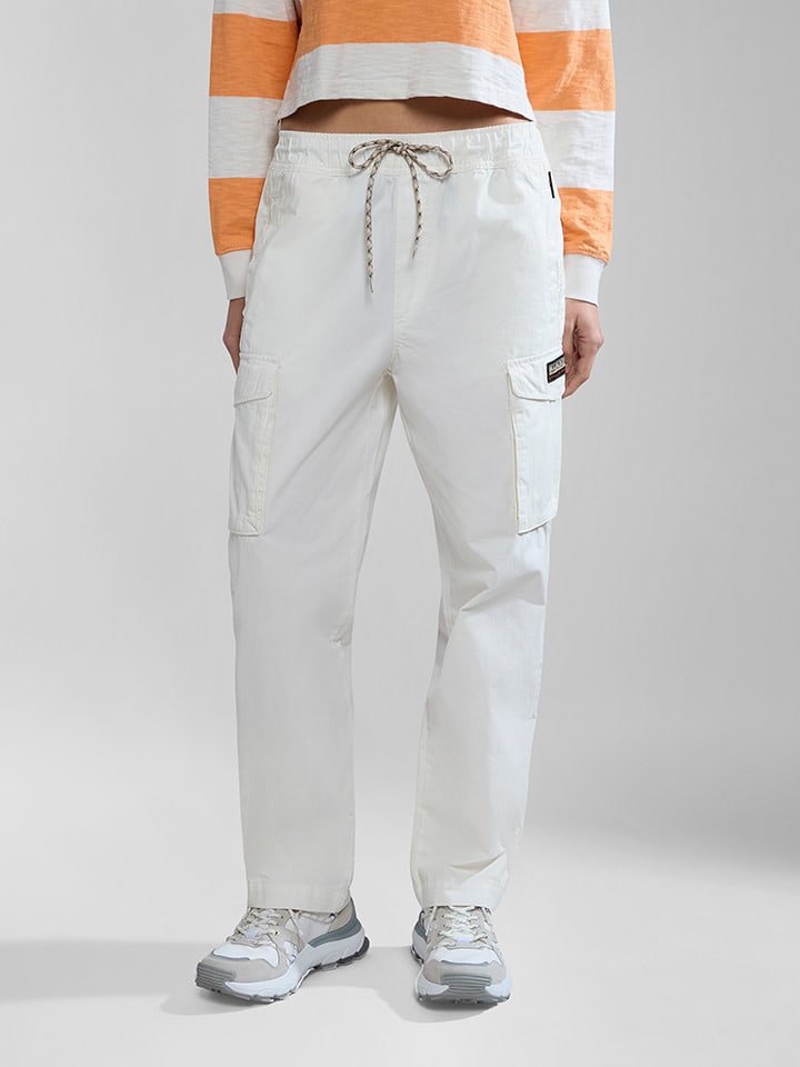 Napapijri Cargohose in Weiß günstig kaufen
