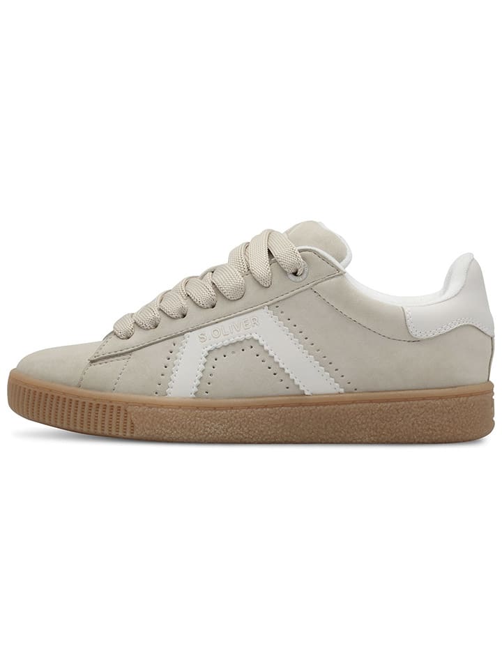 s.Oliver Sneakers in Beige/ Weiß günstig kaufen