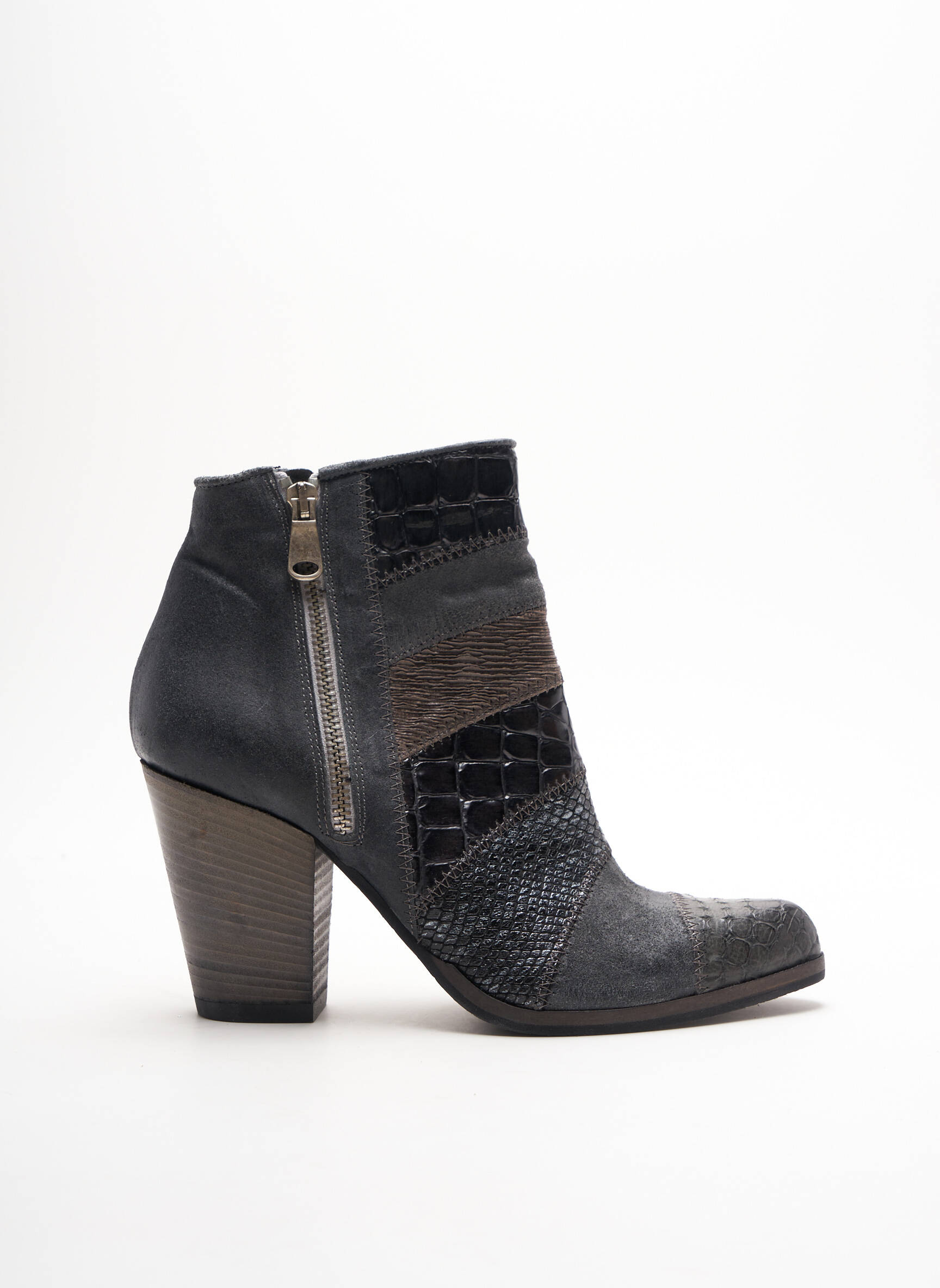 Mimmu Bottines Femme couleur gris