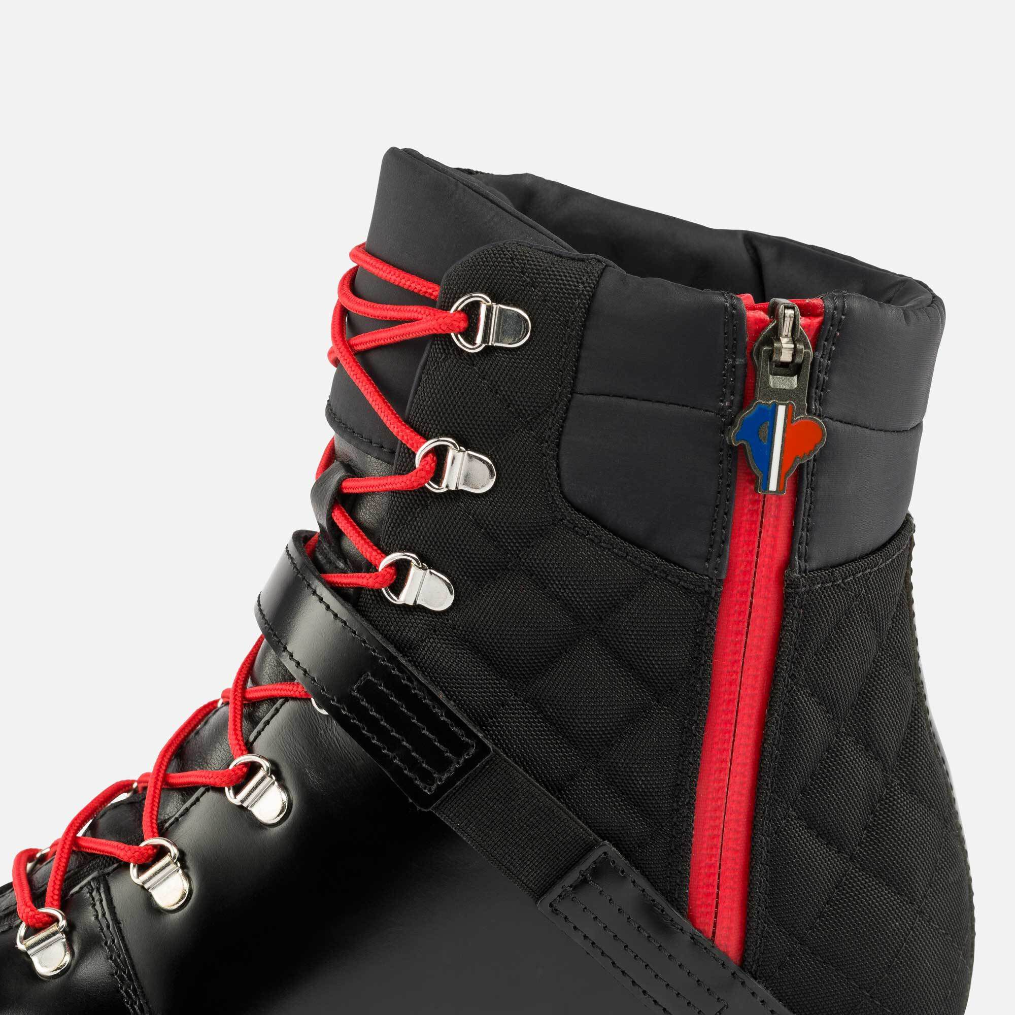 Bottes 1907 Courchevel Noires Brillantes Femme