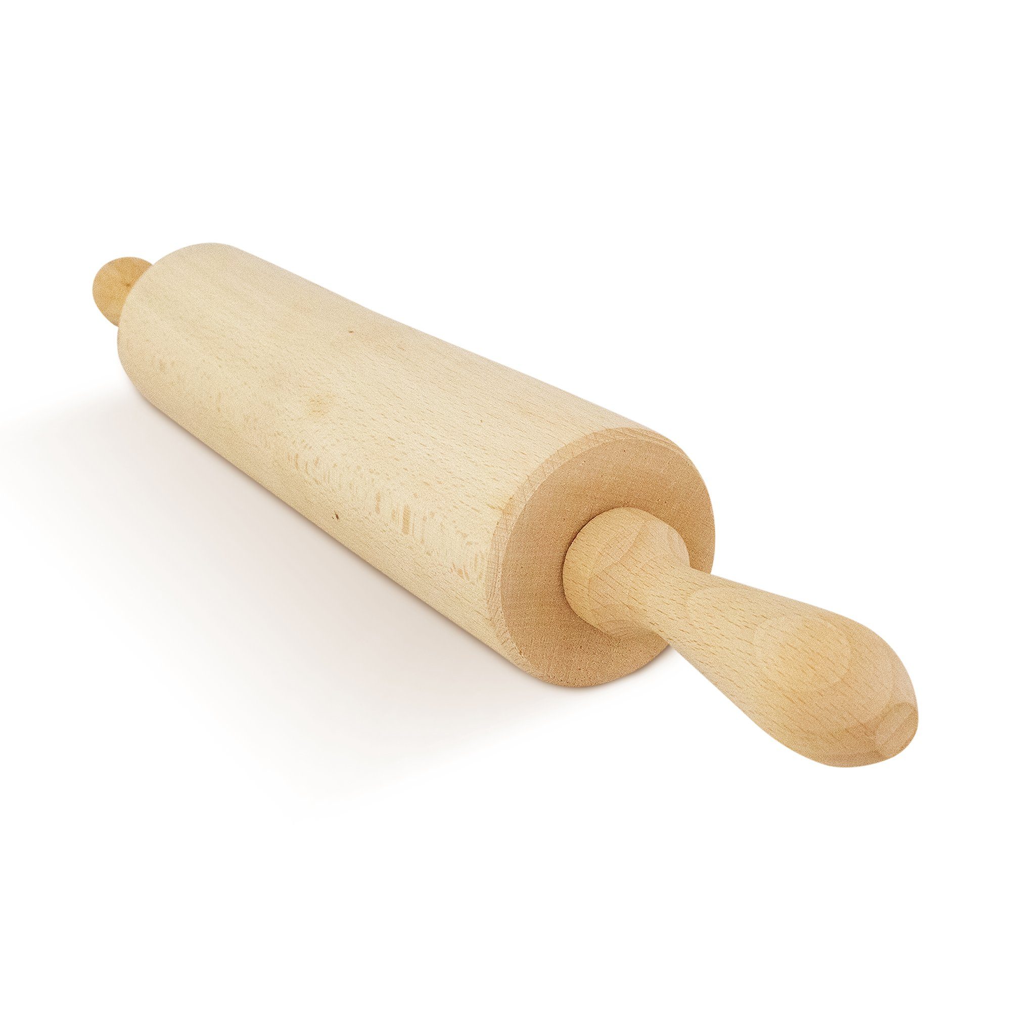 SOHFA Nudelholz 43cm stabiler Ausroller für Teig und Fondant Buchenholz, (ein Nudelholz, 1-tlg., 1er Set), hergstellt in Europa