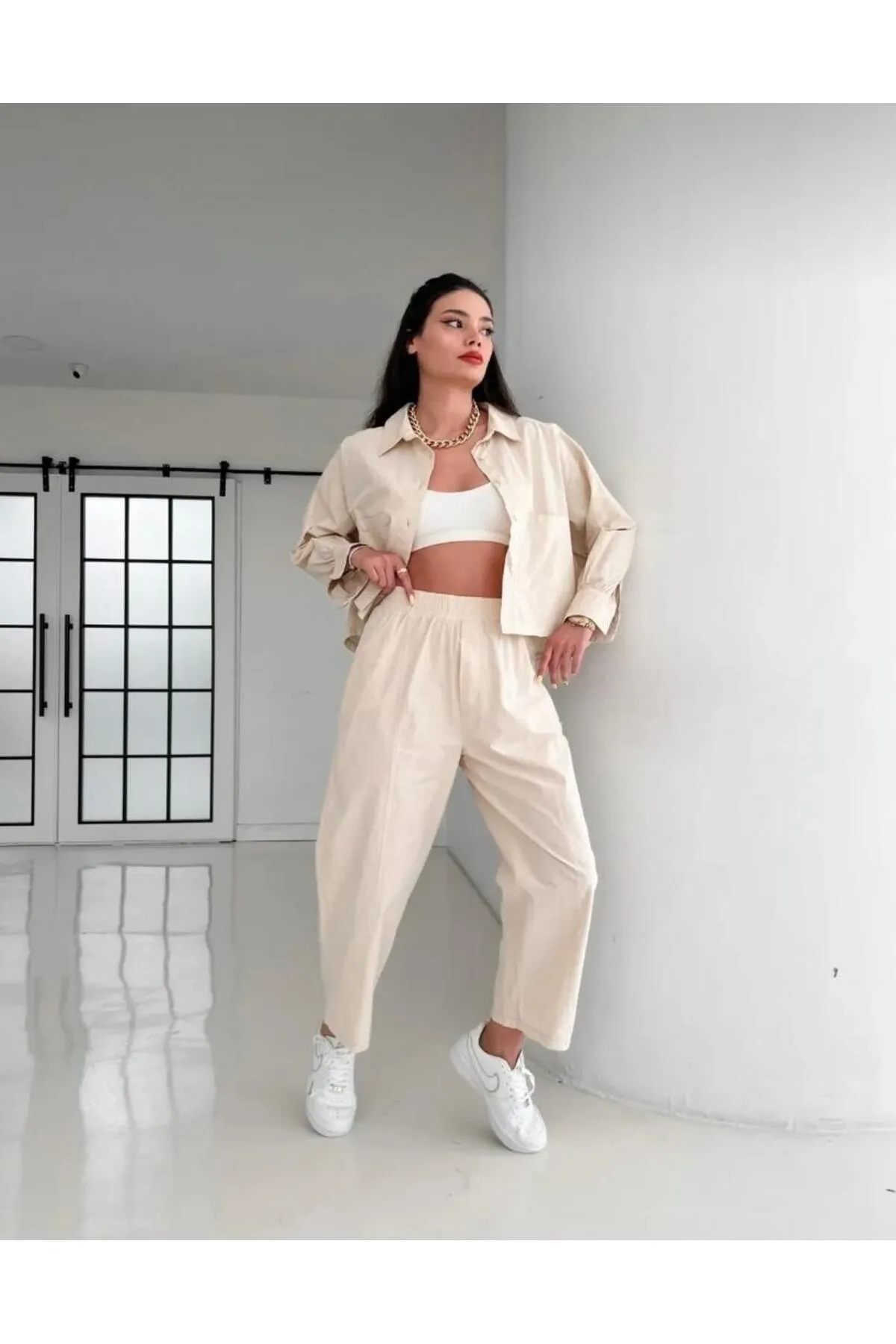 Laluvia  Zweiteiler - Grau - Regular Fit