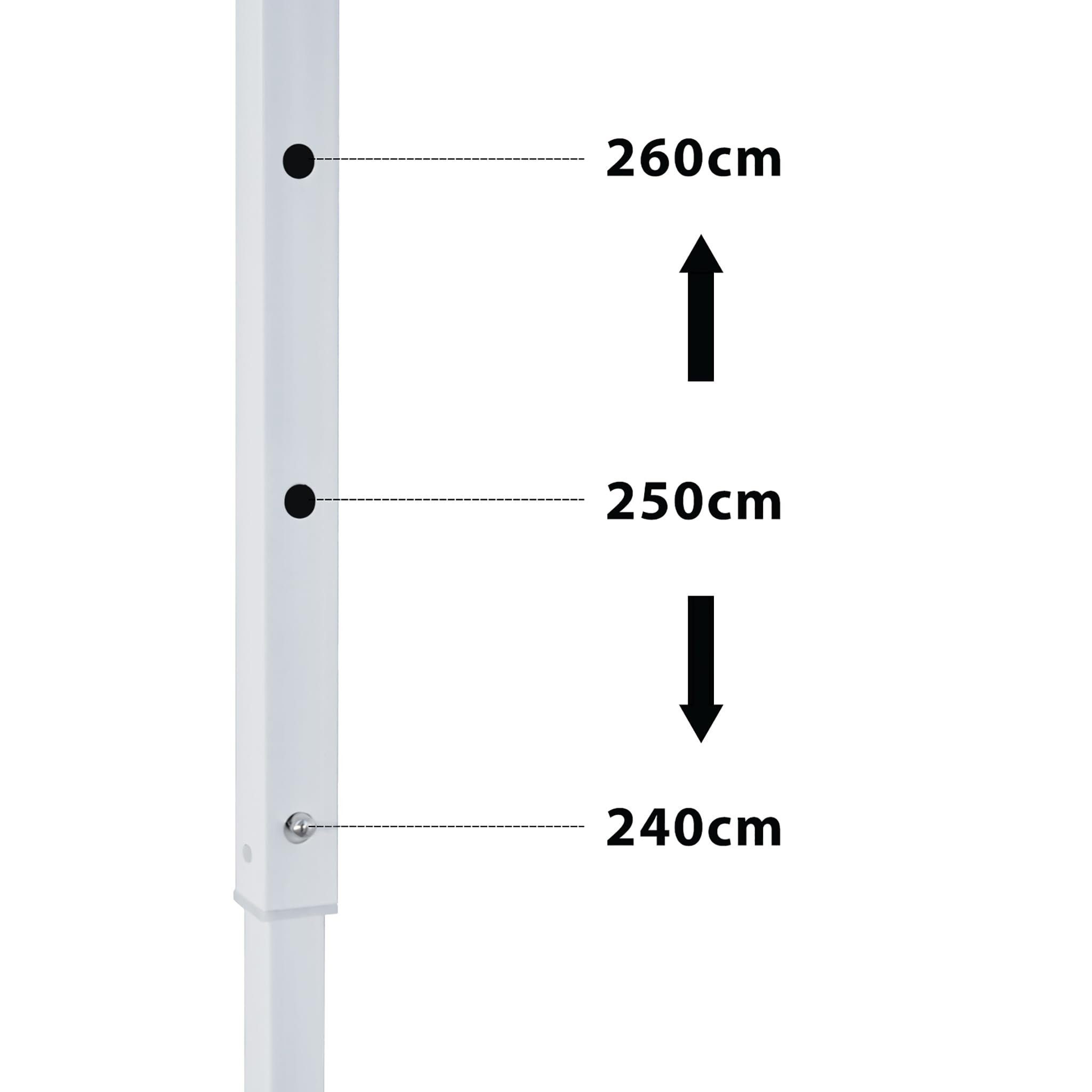 UISEBRT Faltpavillon Pavillon Flatpavillon Stabil, Wasserdicht,3x3m
