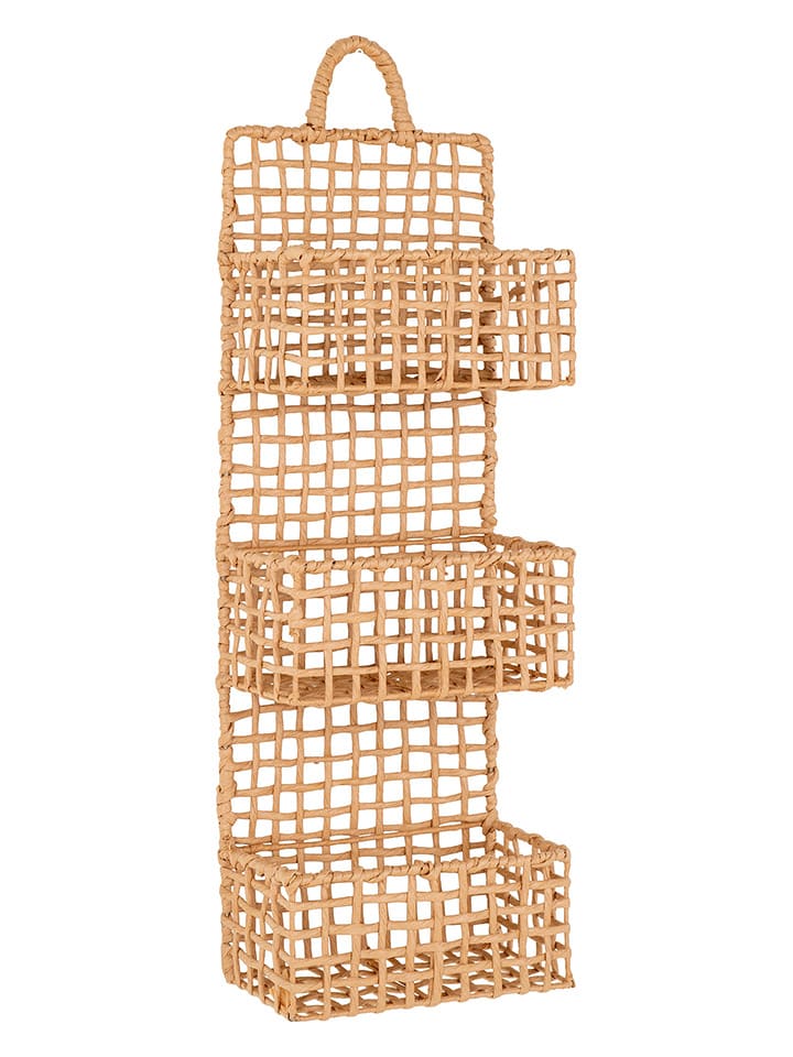 House Nordic Wandregal in Hellbraun - (B)25 x (H)70 x (T)15 cm günstig kaufen onesize