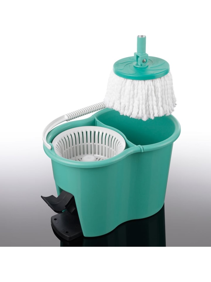 CLEANmaxx CLEANmaxx Power-Wischmopp - Zwei-Kammer-Filtersystem - türkis günstig kaufen onesize