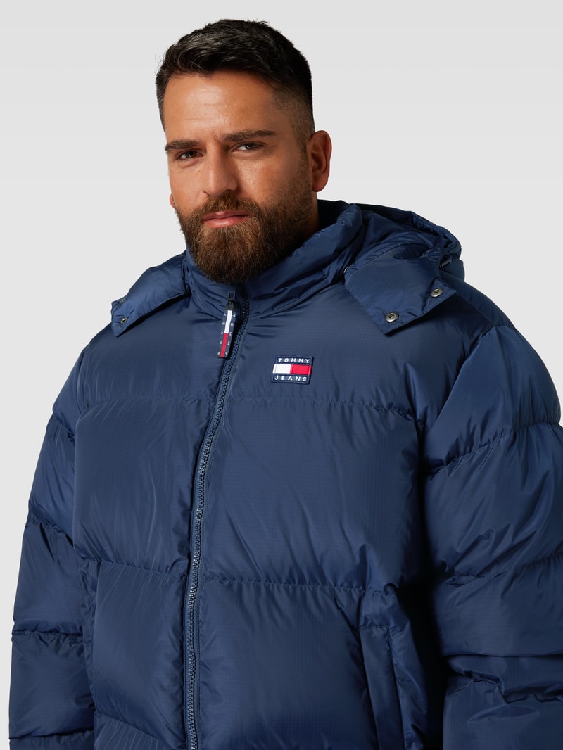 PLUS SIZE Daunenjacke mit Kapuze Modell 'ALASKA' in dunkelblau