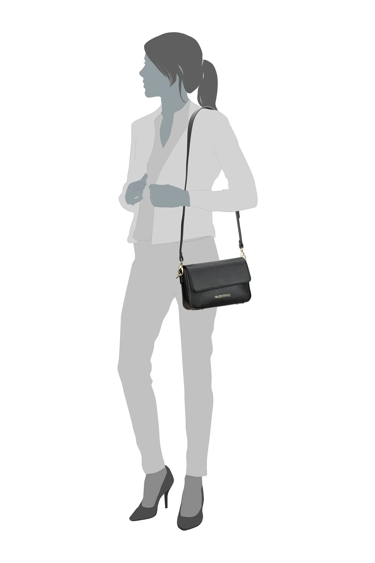 Valentino Bags  Umhängetasche Zero RE Flap Bag 303