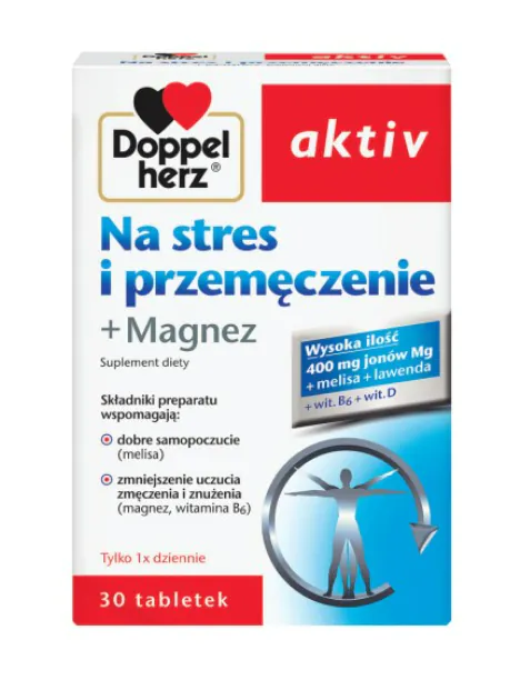 Doppelherz Aktiv za stres i umor + magnezij, tablete