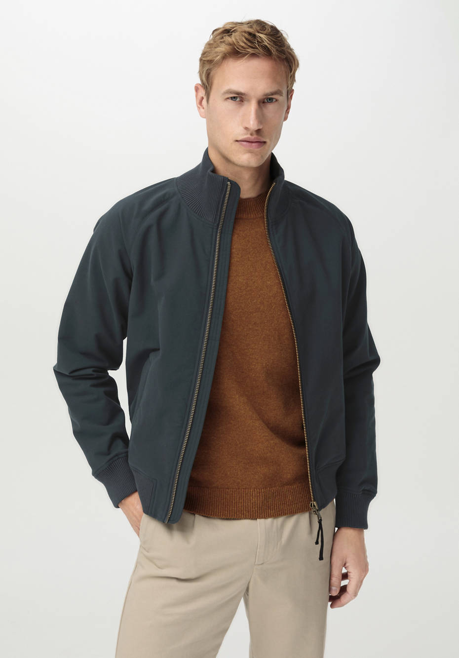 Softshell Blouson-Jacke aus Bio-Baumwolle