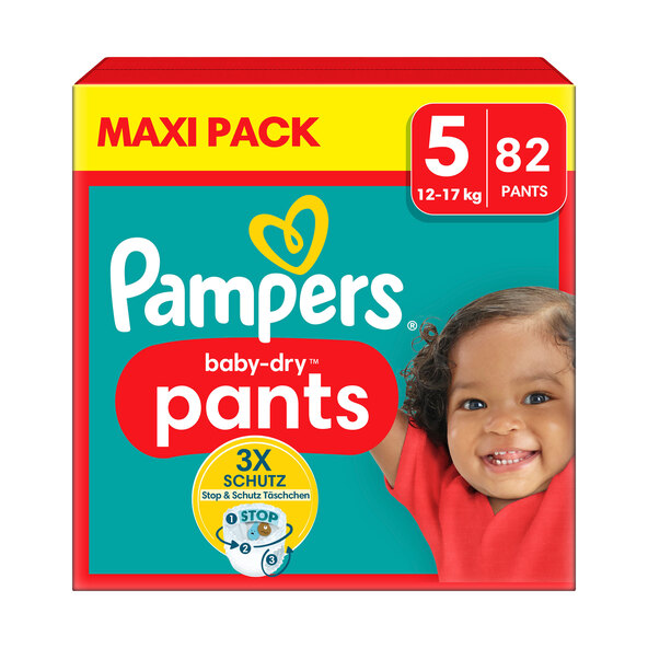 Baby Dry Pants, Gr. 5 Junior, Maxi Pack, 2er Set
