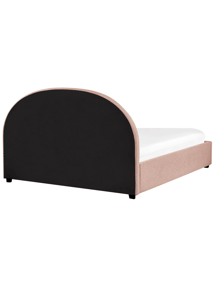 Beliani Doppelbett VAUCLUSE in Rosa - (W) 194 x (H) 112 x (L) 214 cm günstig kaufen onesize