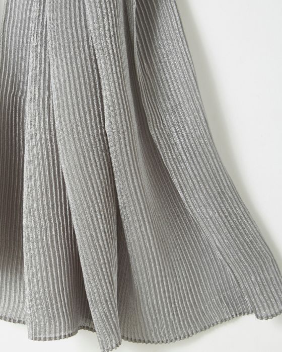 Foulard plissé en voile