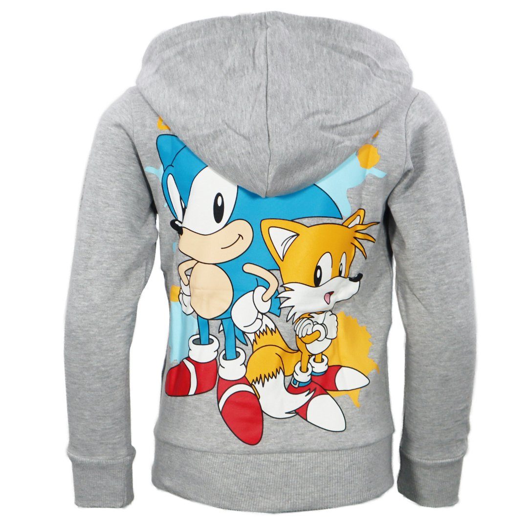 Sonic The Hedgehog Kapuzenpullover Sonic the Hedgehog Kinder Jungen Hoodie Pulli Gr. 104 bis 152