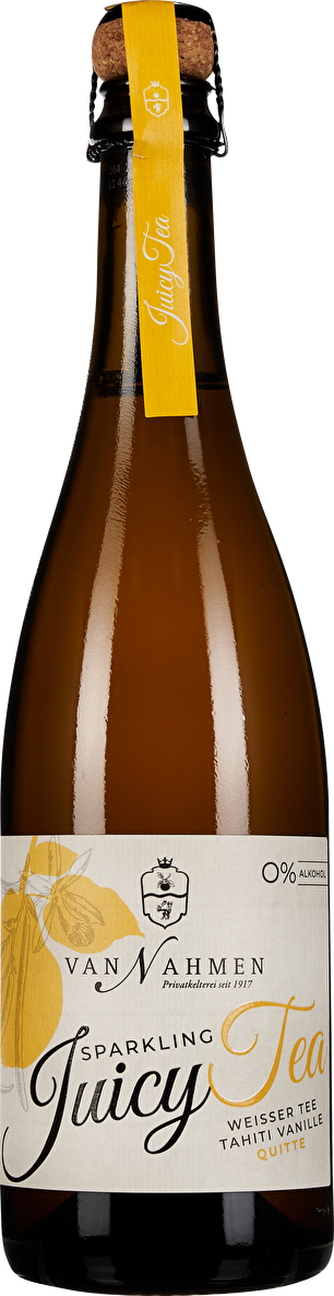 van Nahmen Sparkling Juicy Tea Weißer Tee, Tahiti Vanille & Quitte