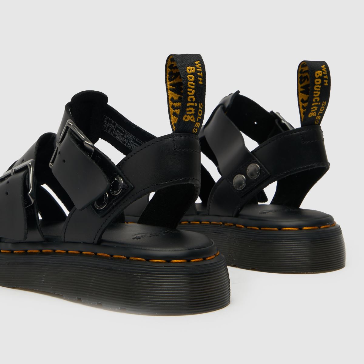 Dr Martens – Garin – Svarta sandaler