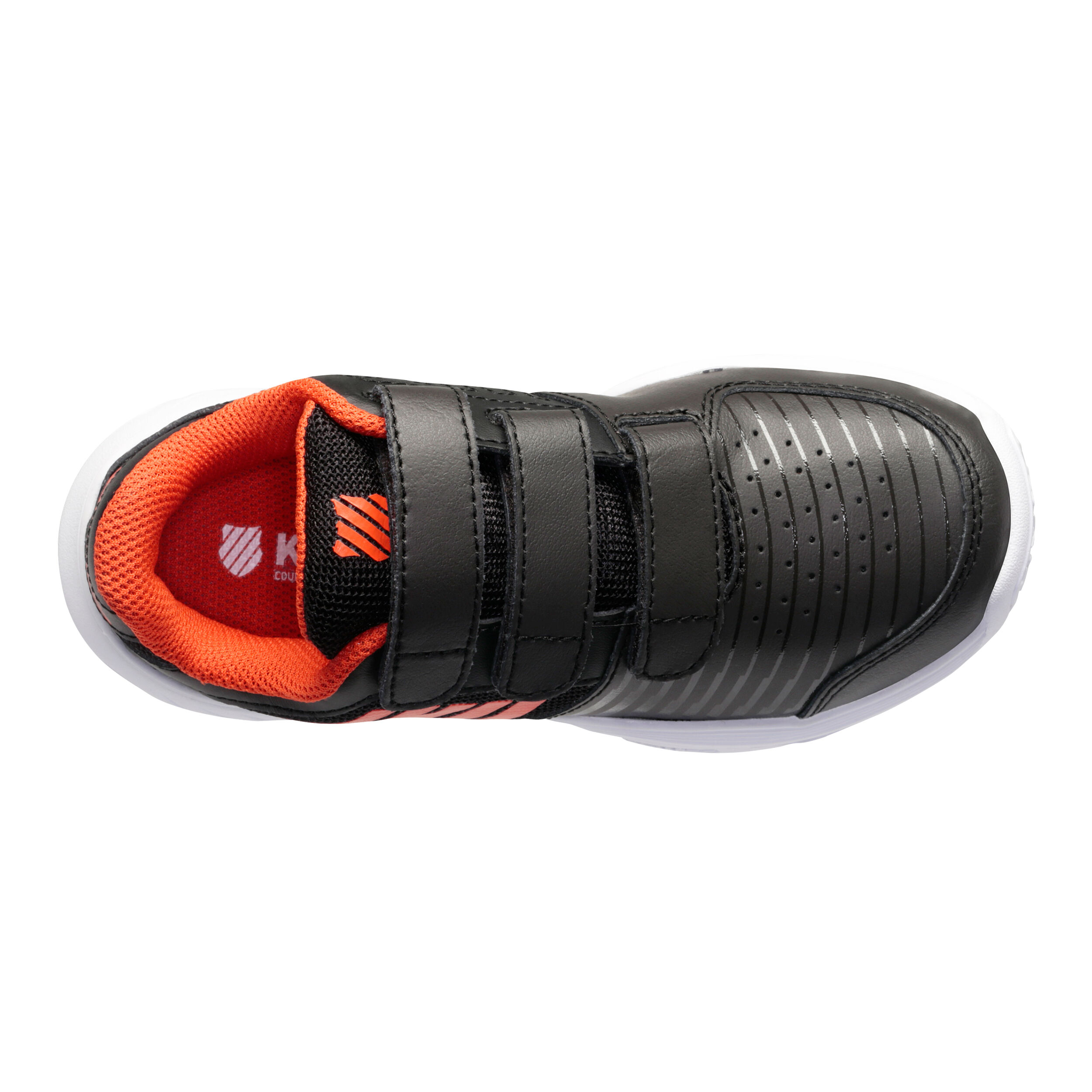 Express Strap Omni Allcourtschuh Kinder - Schwarz, Orange