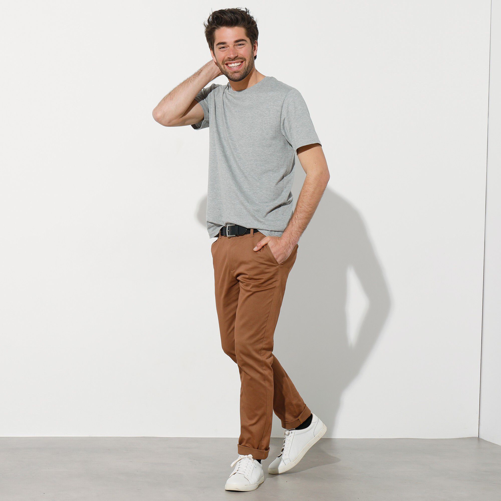 T-shirt col rond manches courtes
