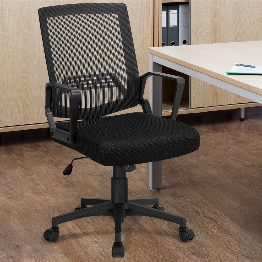 Yaheetech Schreibtischstuhl, Bürostuhl Ergonomischer Drehstuhl