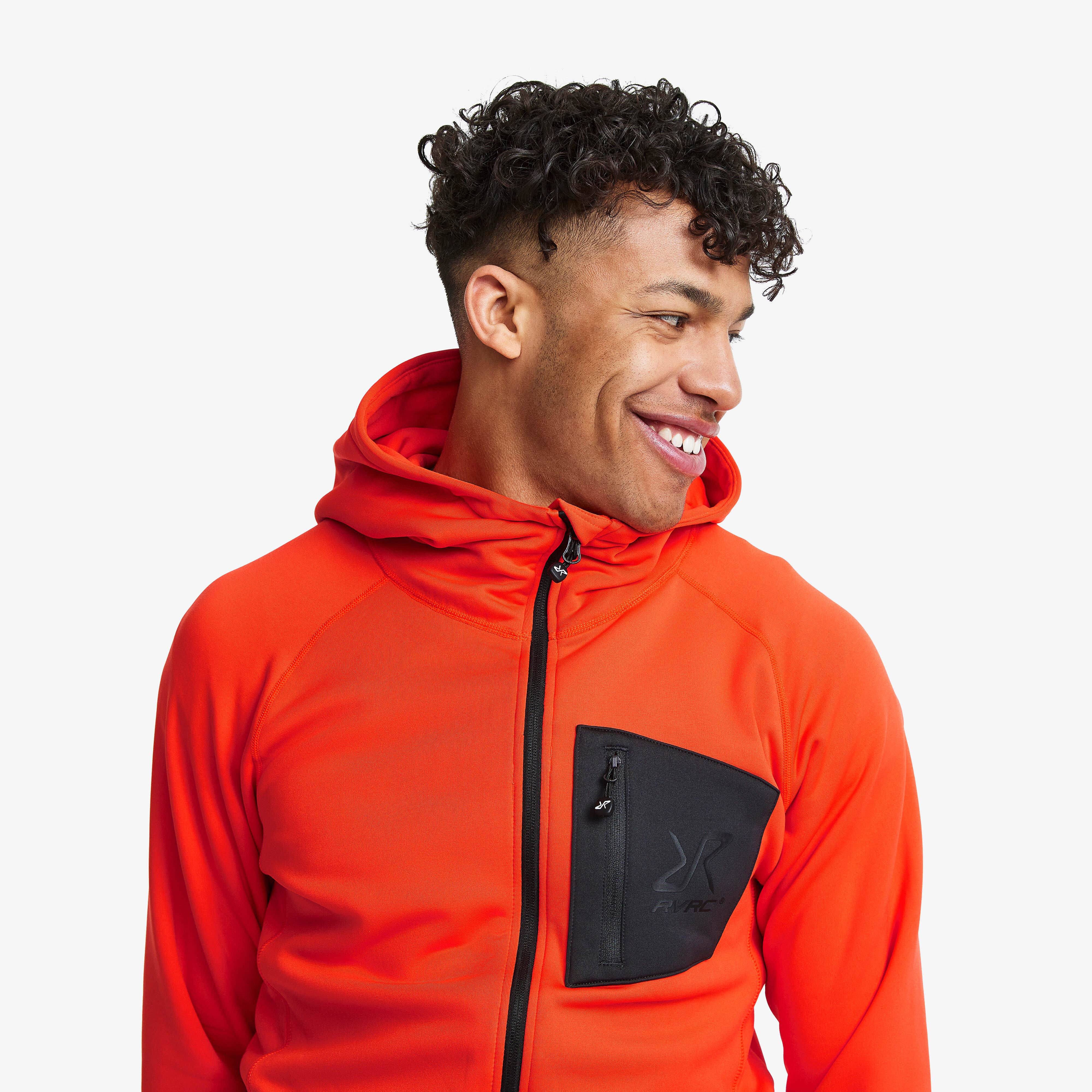 Illusion Hoodie Homme Mandarin Red