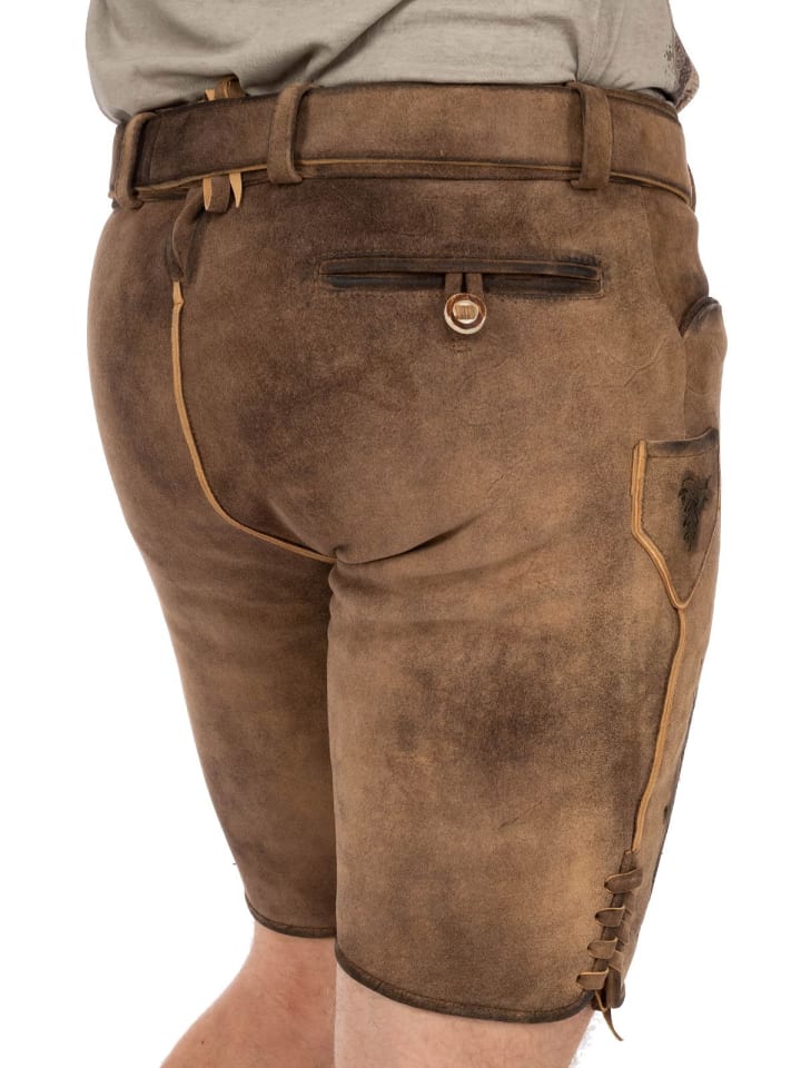 MADDOX Lederhose ALLNERSEE in braun günstig kaufen