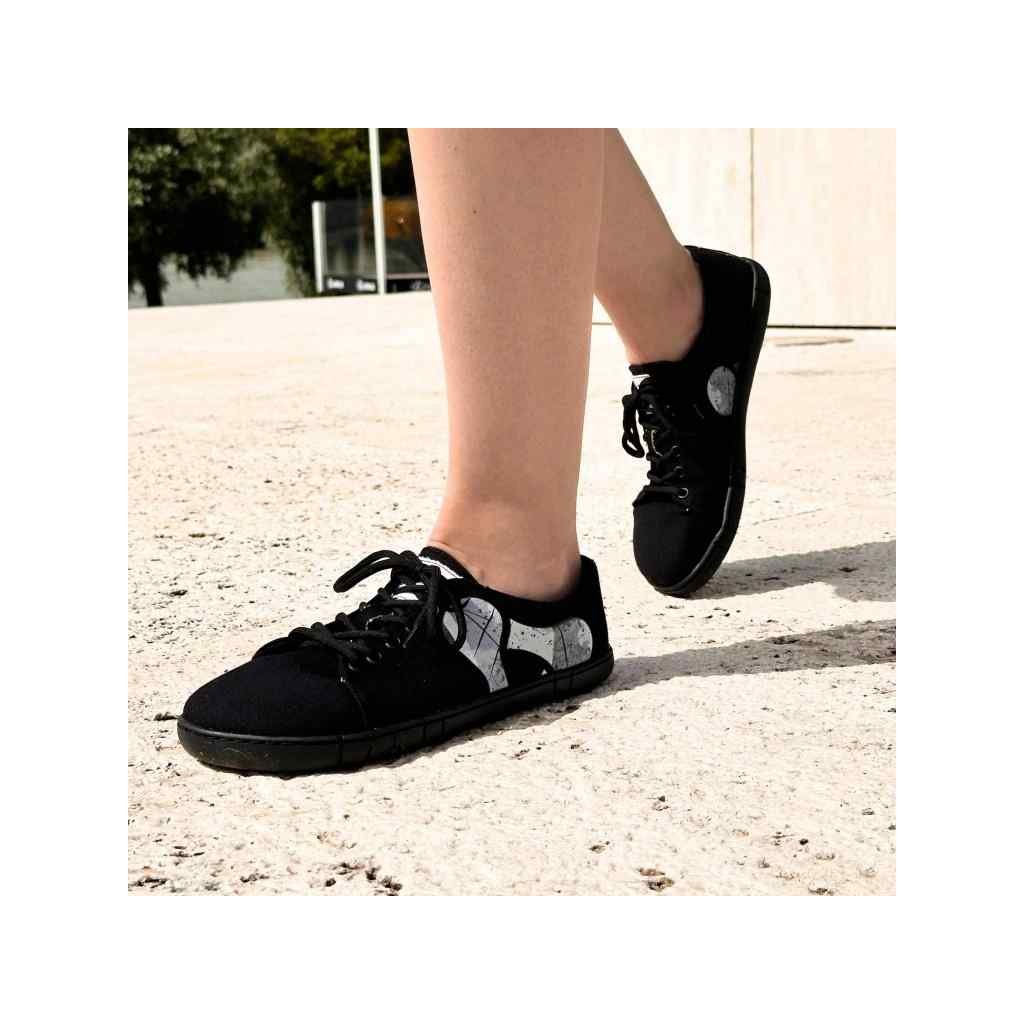 Antal ArtWalk VividVogue schwarze Barfußschuhe