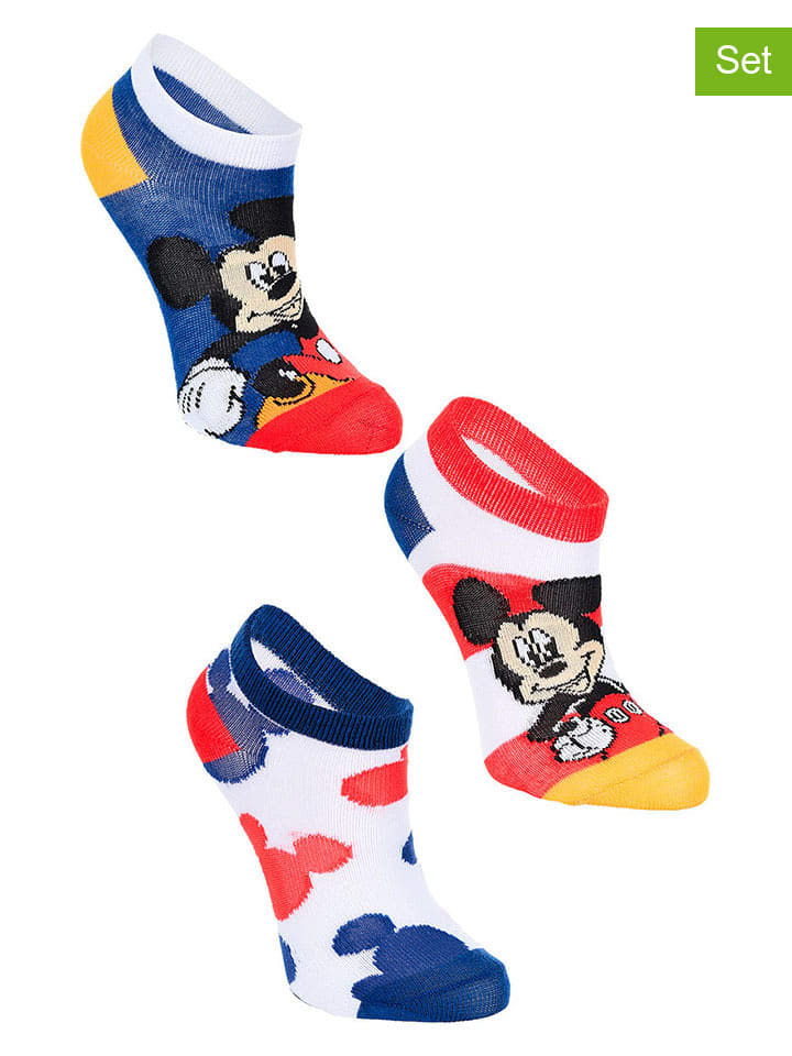 Disney Mickey Mouse 3er-Set: Socken 