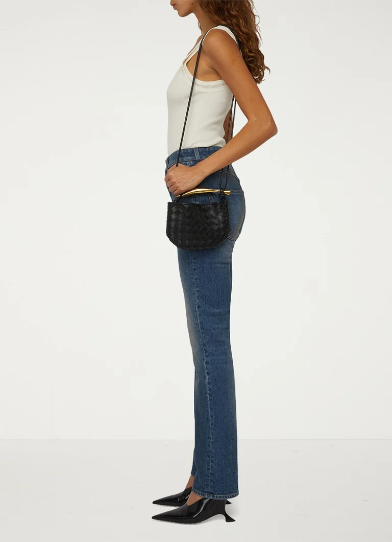 Bottega Veneta Mini Sardine crossbody bag made of lambskin
