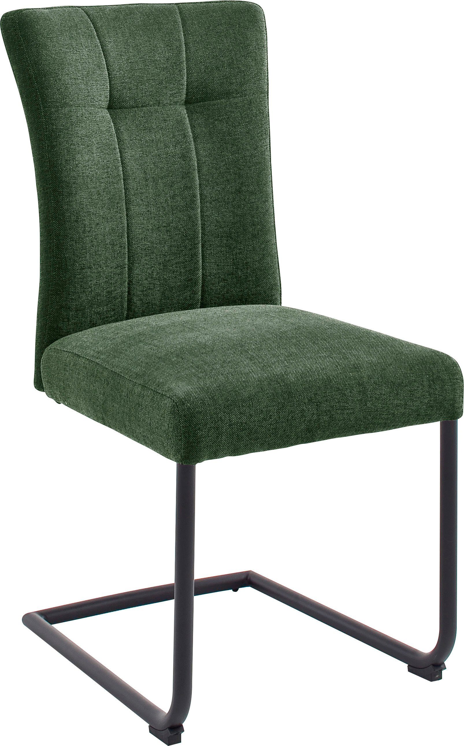 MCA furniture Freischwinger Calanda (Set, 2 St), Esszimmerstuhl Aqua Clean Bezug, Nosag Federung, belastbar bis 120 kg