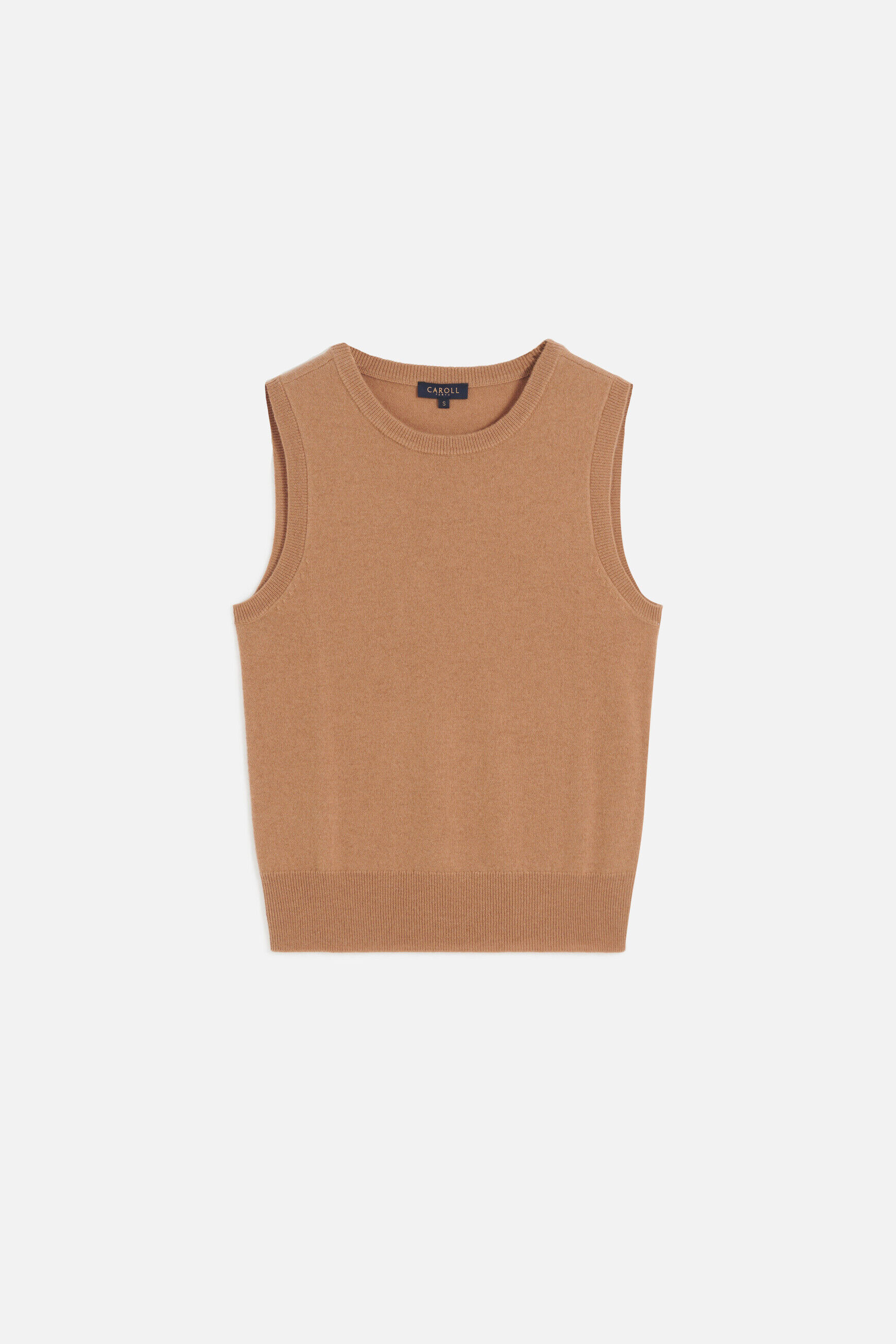 pull ilona camel femme