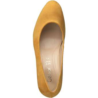Gabor Plateau Pumps in gelb