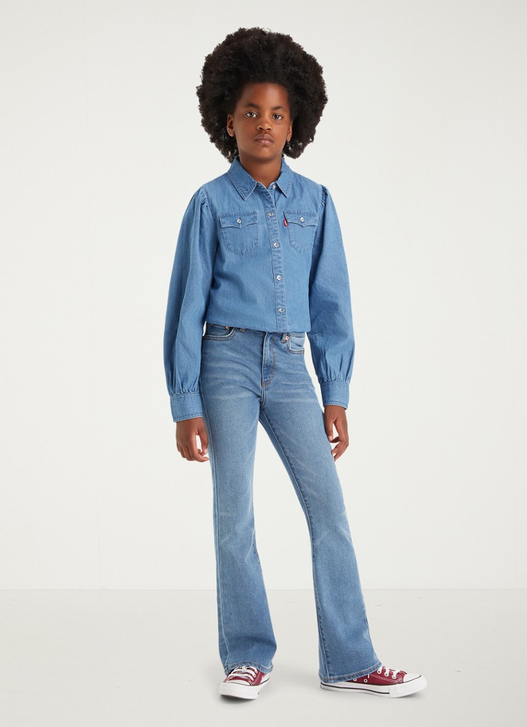 Blugi evazați cu talie înaltă Levi's 726, cu elasticitate suplimentară