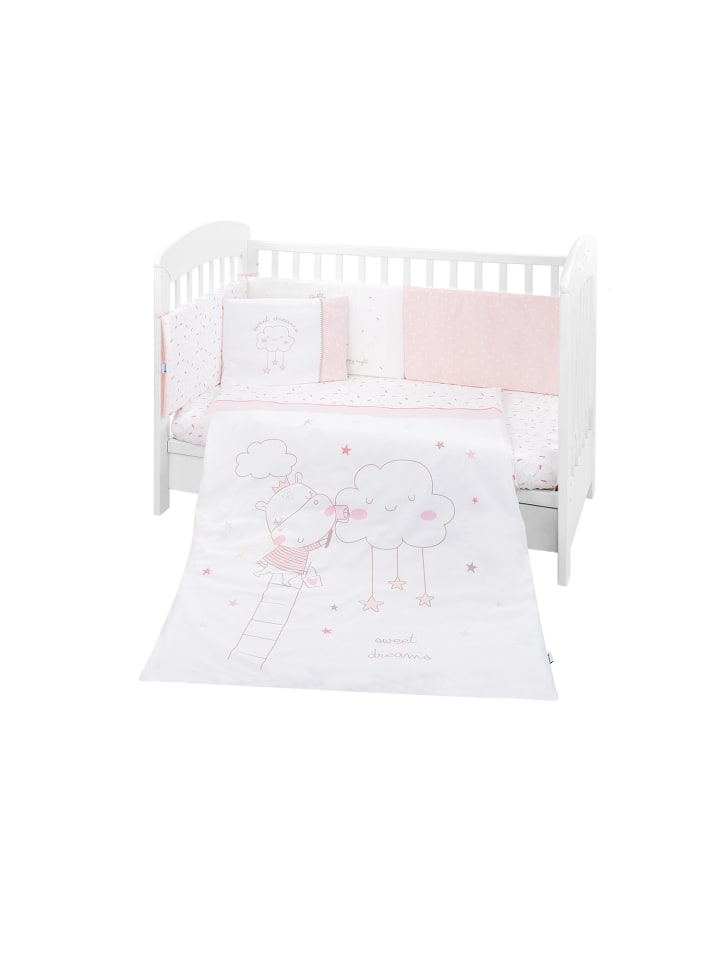 Kikkaboo Babybettwäsche 6-teilig in rosa günstig kaufen onesize