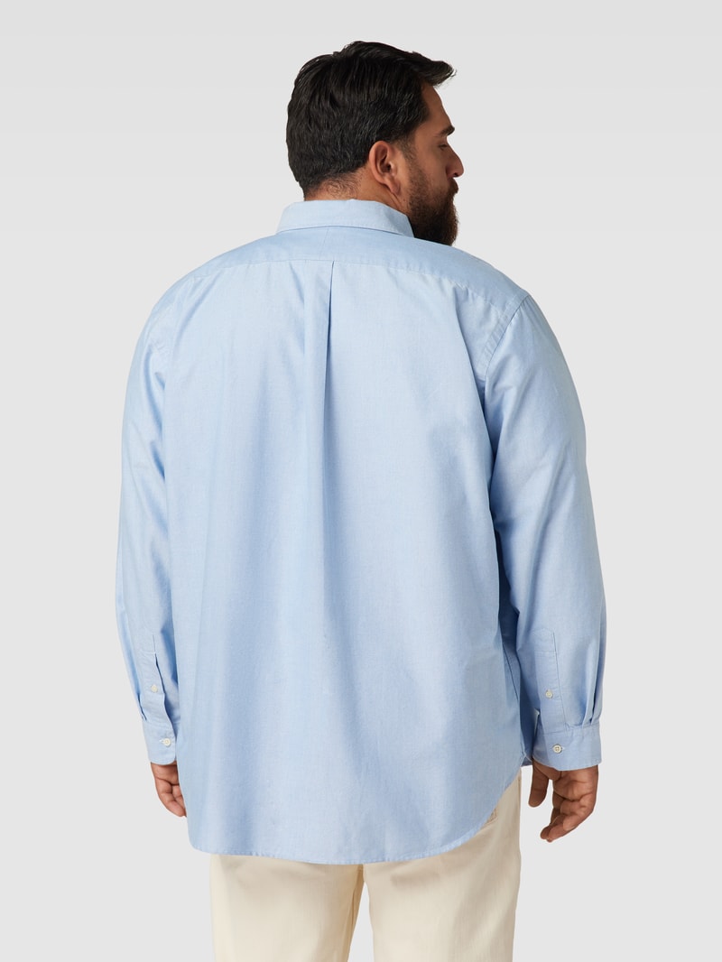PLUS SIZE Freizeithemd mit Button-Down-Kragen in bleu