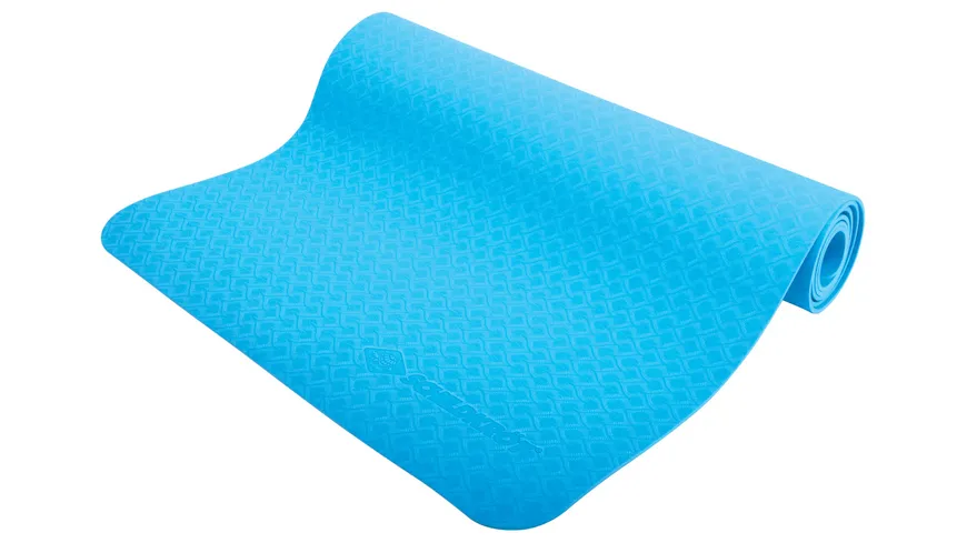 Schildkröt-Fitness - Yogamatte 4mm Blau, im Carrybag