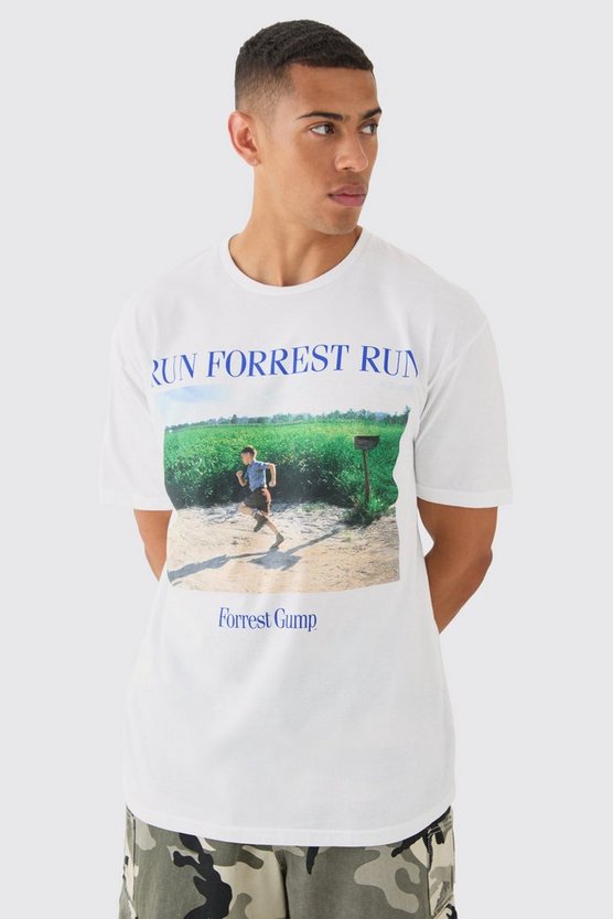 Oversize T-Shirt mit lizenziertem Forest Gump Print