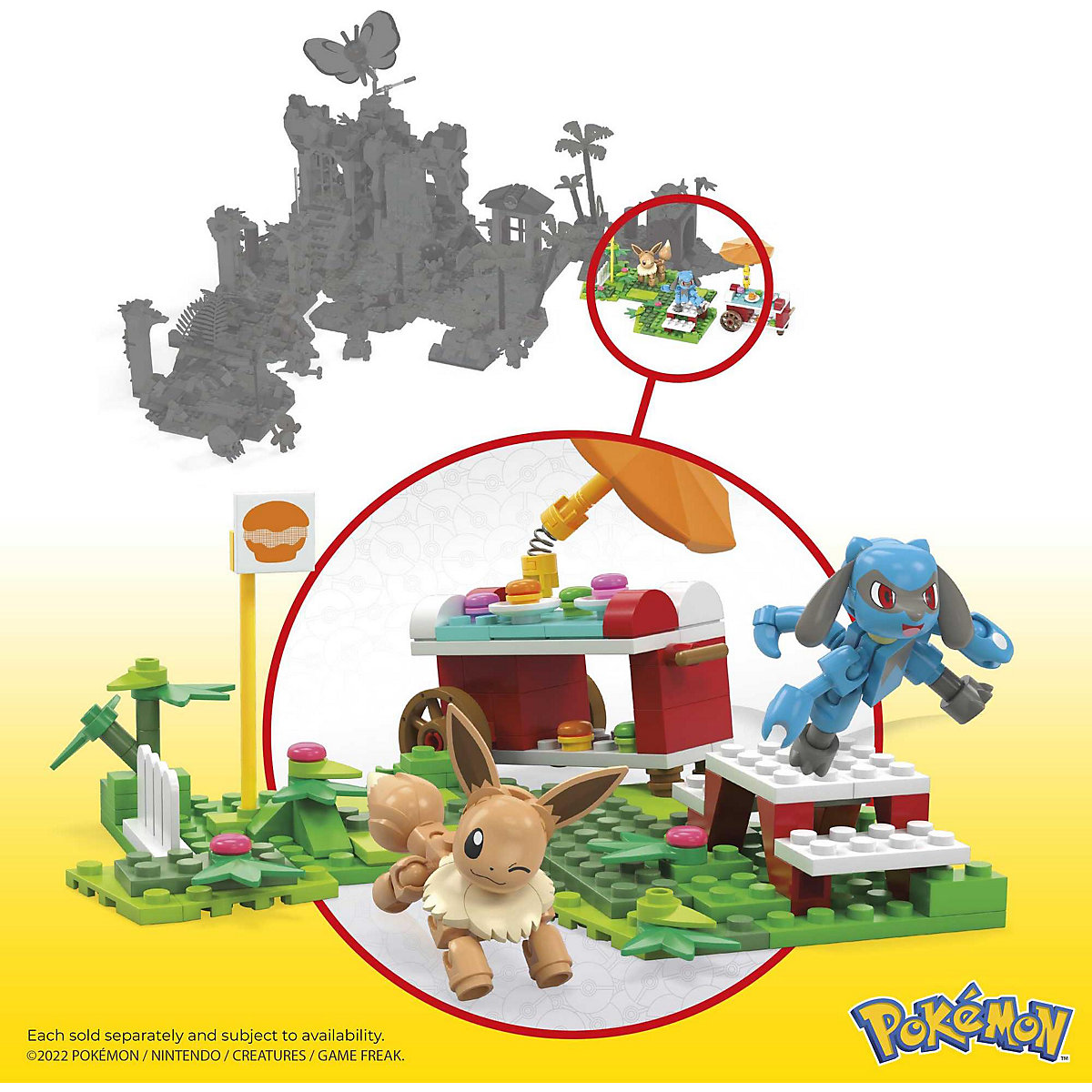 Mega Construx Pokémon Picknick Abenteuer Bauset, Konstruktions-Spielzeug