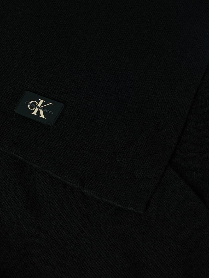 Schal mit Woll-Anteil in black