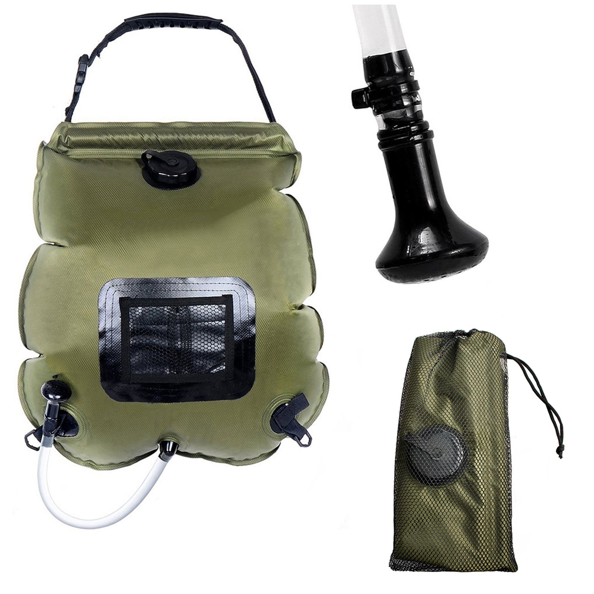 MC Star Solardusche Campingdusche Solardusche 20L Temperaturanzeige