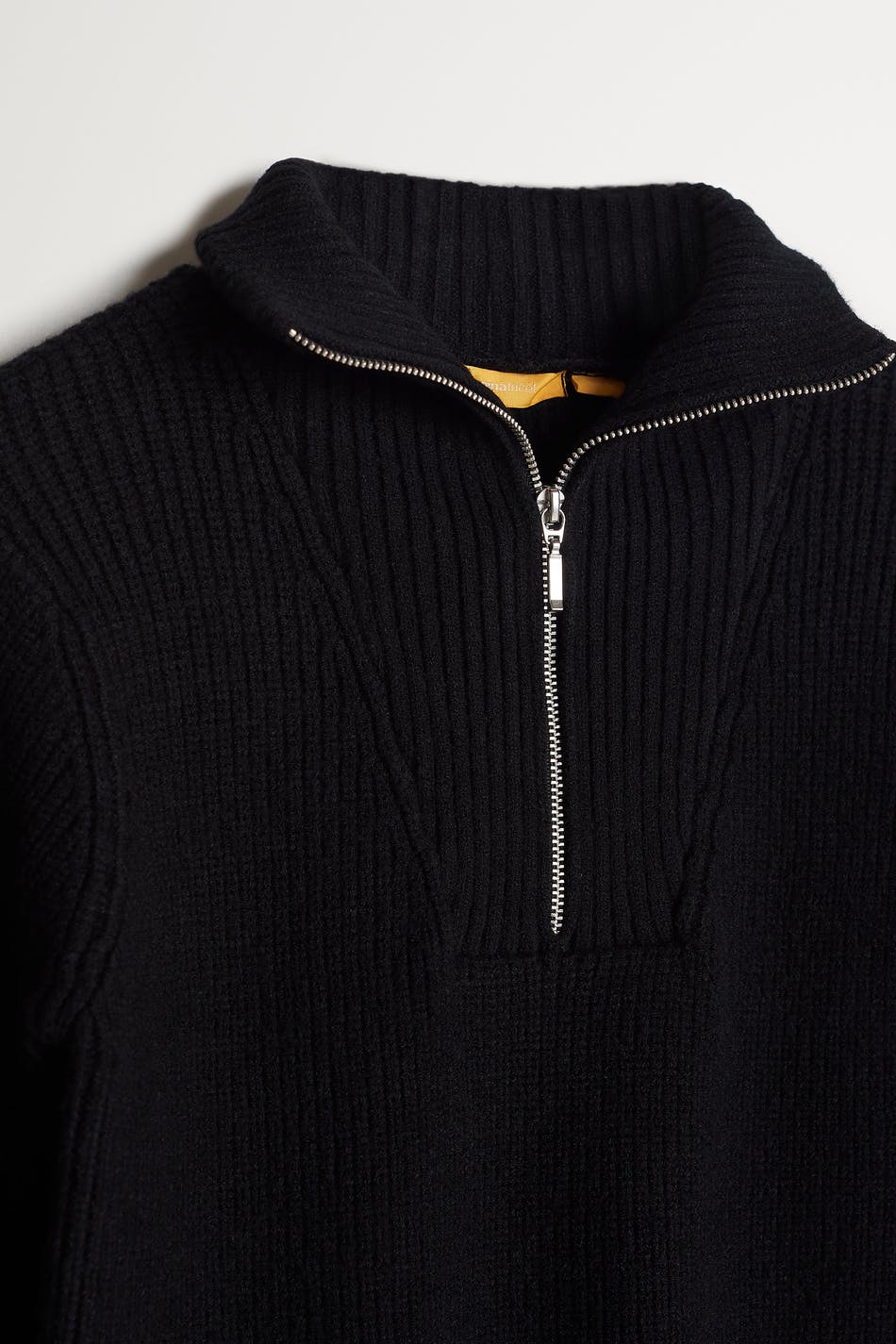 S knit half zipper